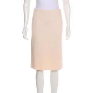 Valentino Wool Knee Length Skirt